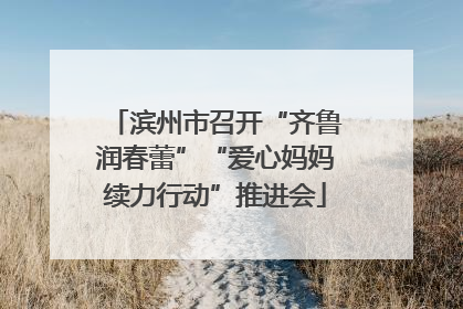 滨州市召开“齐鲁润春蕾”“爱心妈妈续力行动”推进会
