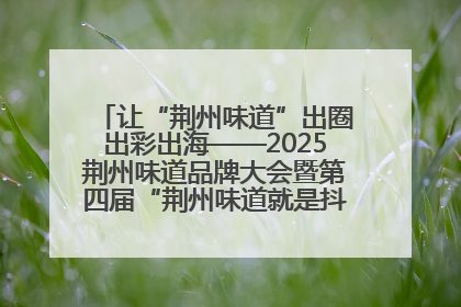 让“荆州味道”出圈出彩出海——2025荆州味道品牌大会暨第四届“荆州味道就是抖味”短视频挑战赛启动仪式侧记