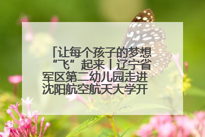 让每个孩子的梦想“飞”起来丨辽宁省军区第二幼儿园走进沈阳航空航天大学开展爱国主义教育