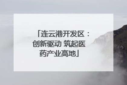连云港开发区：创新驱动 筑起医药产业高地