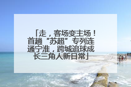 走，客场变主场！首趟“苏超”专列连通宁淮，跨城追球成长三角人新日常
