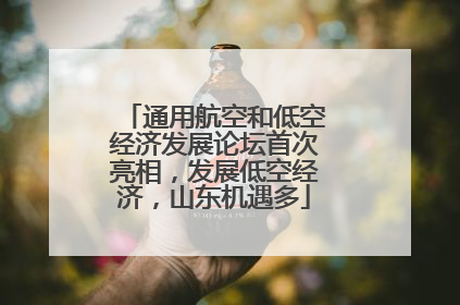 通用航空和低空经济发展论坛首次亮相，发展低空经济，山东机遇多
