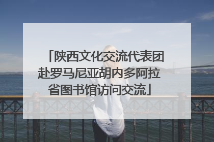 陕西文化交流代表团赴罗马尼亚胡内多阿拉省图书馆访问交流