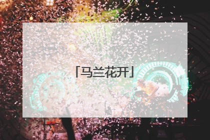 马兰花开