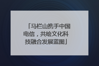 马栏山携手中国电信，共绘文化科技融合发展蓝图