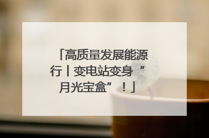 高质量发展能源行丨变电站变身“月光宝盒”！