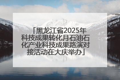 黑龙江省2025年科技成果转化月石油石化产业科技成果路演对接活动在大庆举办