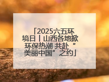 2025六五环境日丨山西各地掀环保热潮 共赴“美丽中国”之约